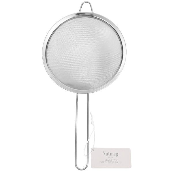 Nutmeg Home Stainless Steel Sieve 20cm