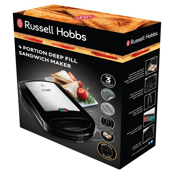 Russell Hobbs 4 Portion Deep Fill Toastie Maker