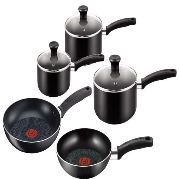 Tefal Essential 5 Piece Pots & Pans Set