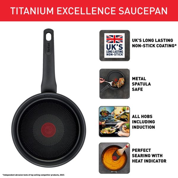 Tefal Titanium Excellence 20cm Saucepan