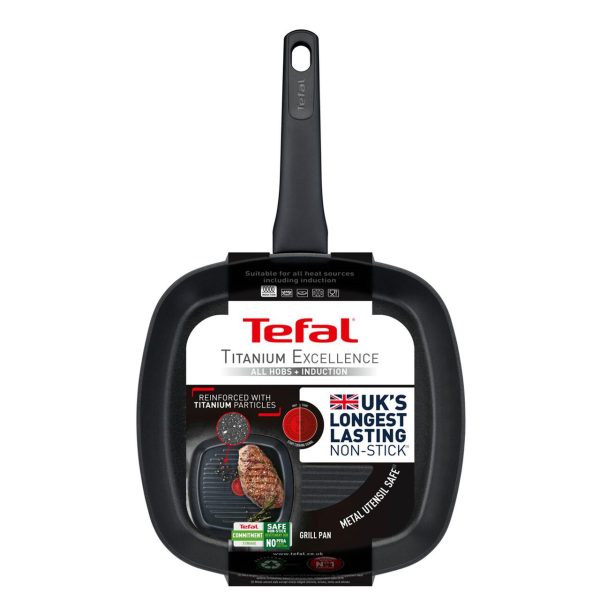 Tefal Titanium Excellence Square Grill Pan