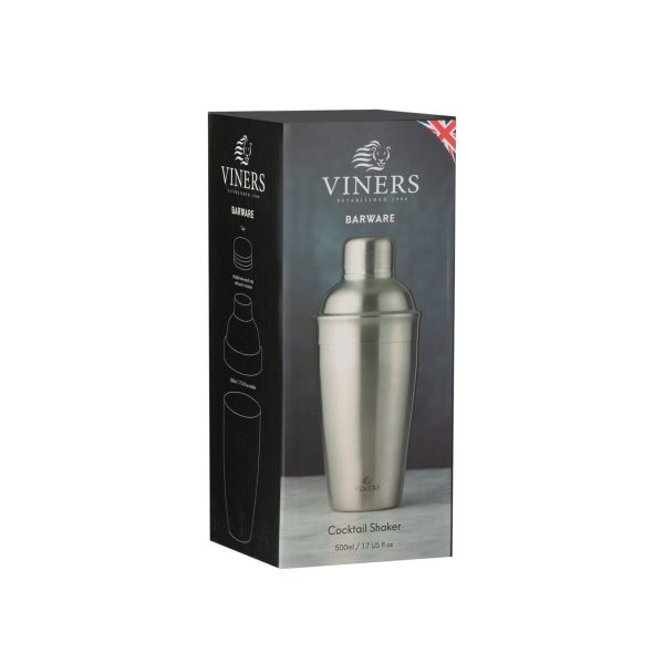 Viners Silver Cocktail Shaker Giftbox