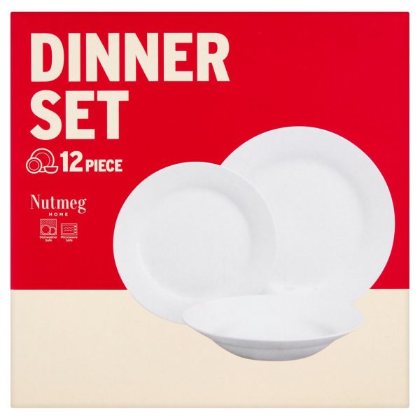 Home Essentials Dinner Set 12 Piece Set