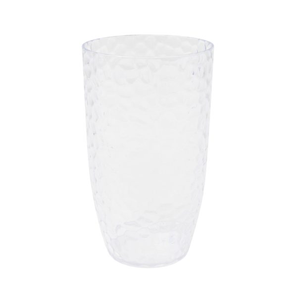 Nutmeg Home Textured Clear Tumbler Hi Ball