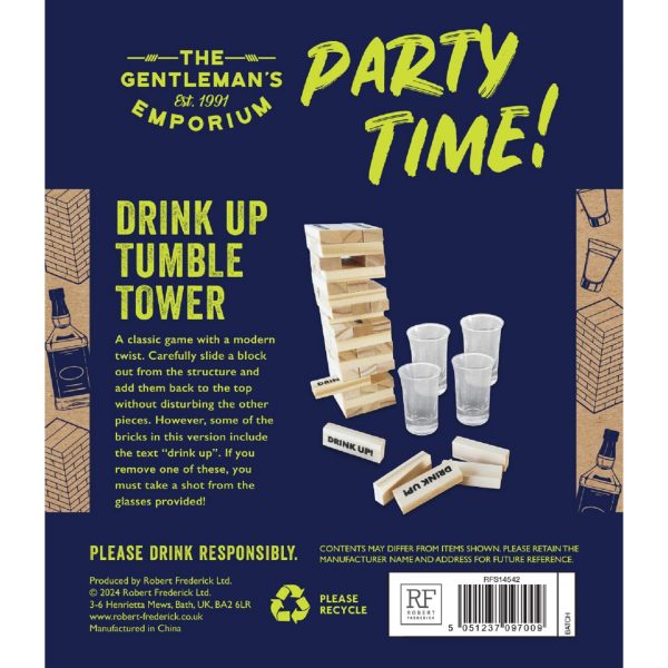 Robert Frederick Gentlemens Emporium Drink Up Tumble Tower