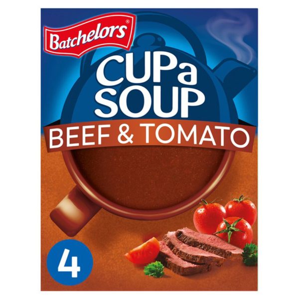 Batchelors Cup a Soup Beef & Tomato 4 Sachets