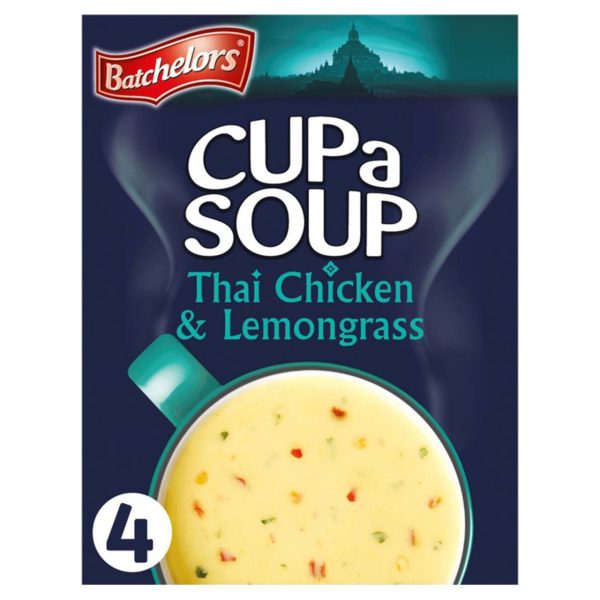 Batchelors Cup A Soup Chicken & Lemongrass Pack Of 4