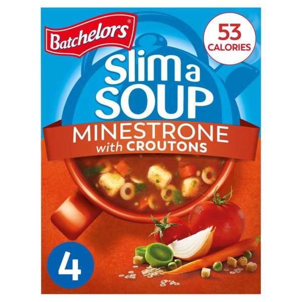 Batchelors Slim a Soup with Croutons Minestrone 4 Sachets