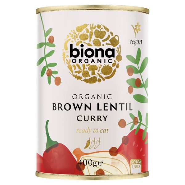 Biona Brown Lentil Curry Organic (400g)