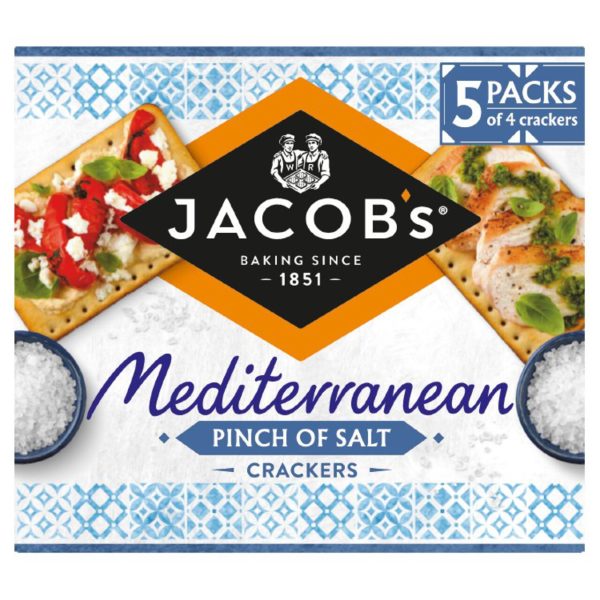 Jacob's Mediterranean Pinch Of Salt Crackers