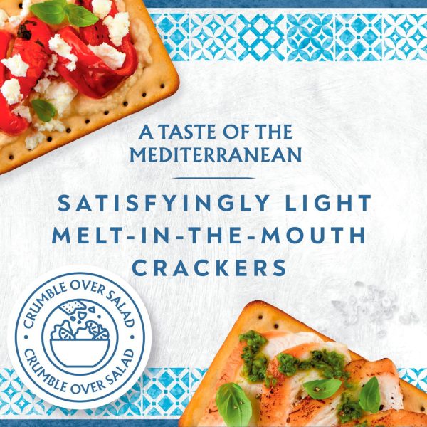 Jacob's Mediterranean Pinch Of Salt Crackers