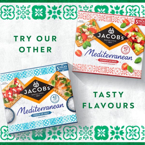 Jacob's Mediterranean Rosemary Crackers Pack Of 5 Multipack