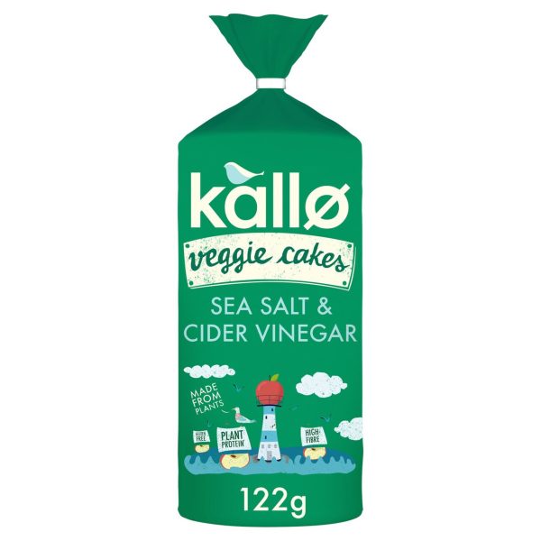 Kallo Sea Salt & Cider Vinegar Veggie Cakes