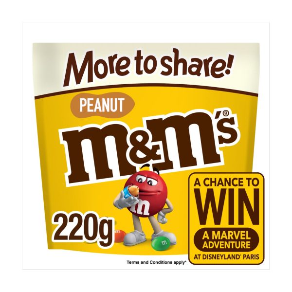 M&M's Peanut Chocolate More to Share Pouch Bag