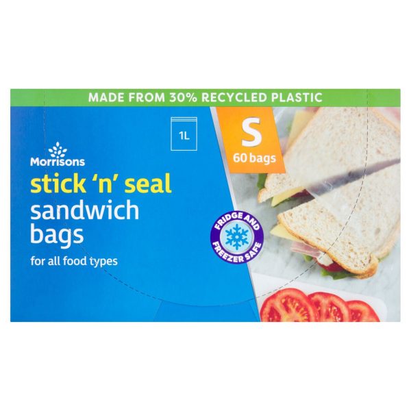 Easy Seal Sandwich Bags Pack Of 60