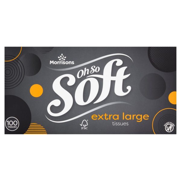 Large White XL Tissues 100 Sheets