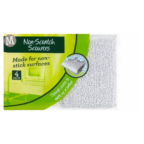 No Scratch Silver Scourer Pack Of 4