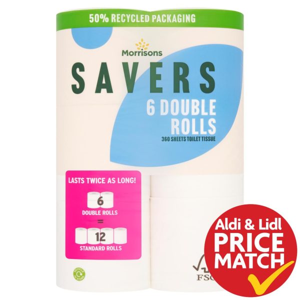 Savers Double Toilet Rolls