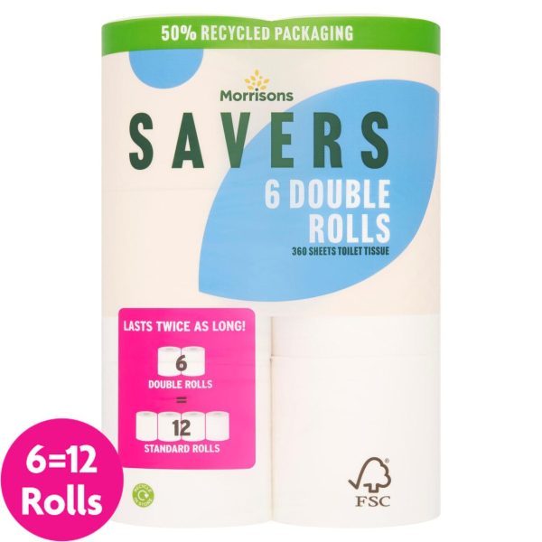 Savers Double Toilet Rolls