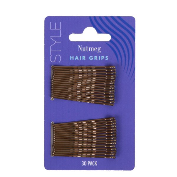 Nutmeg Brown Hair Grips