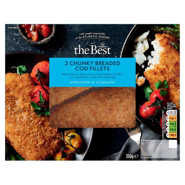 The Best 2 Breaded Chunky Cod Fillets