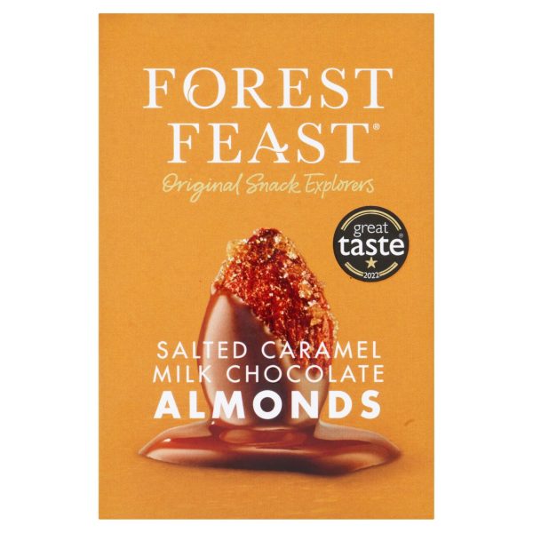 Forest Feast Salted Caramel Milk Chocolate Almonds Gift Cube