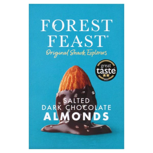 Forest Feast Salted Dark Chocolate Almonds Gift Cube