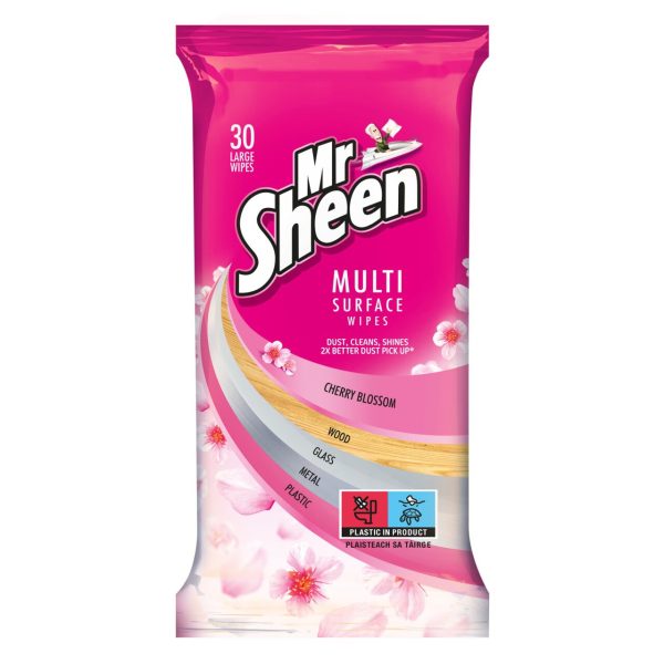 Mr Sheen Multi Surface Wipes Cherry Blossom