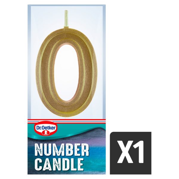 Dr. Oetker Number 0 Candle