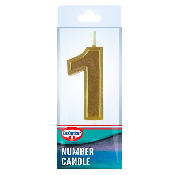 Dr. Oetker Number 1 Candle