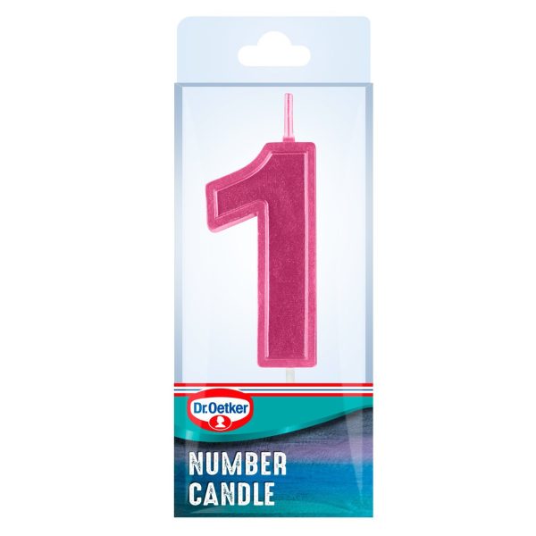 Dr. Oetker Number 1 Candle