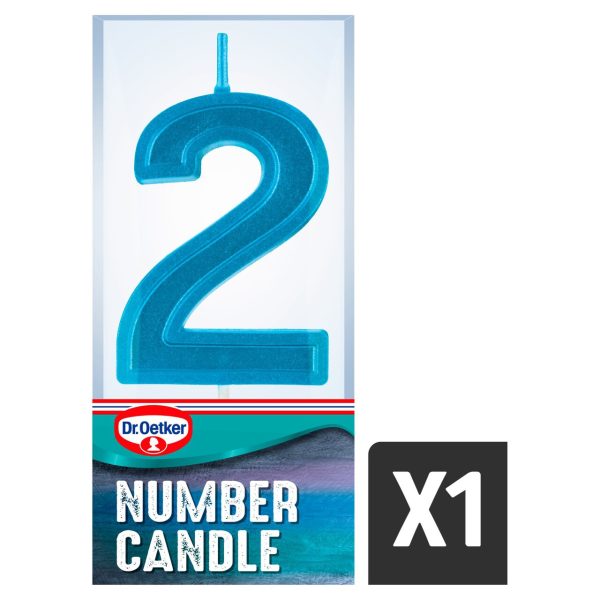 Dr. Oetker Number 2 Candle