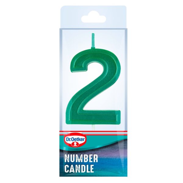 Dr. Oetker Number 2 Candle