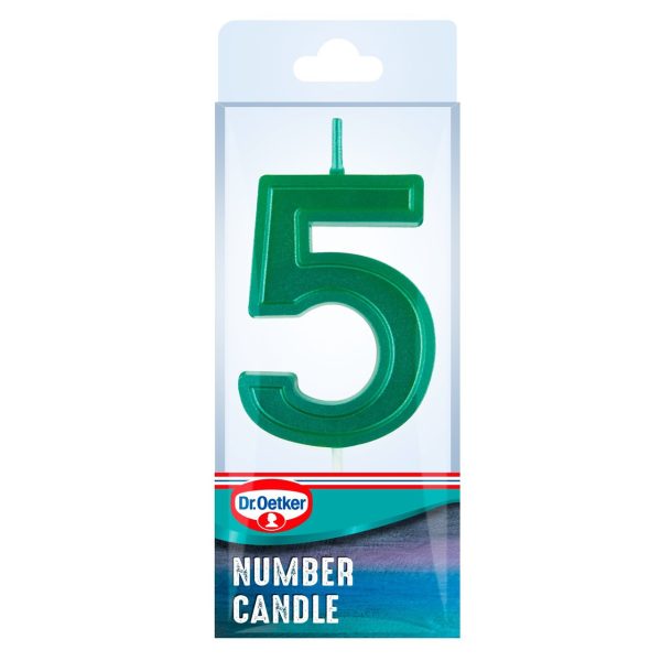 Dr. Oetker Number 5 Candle