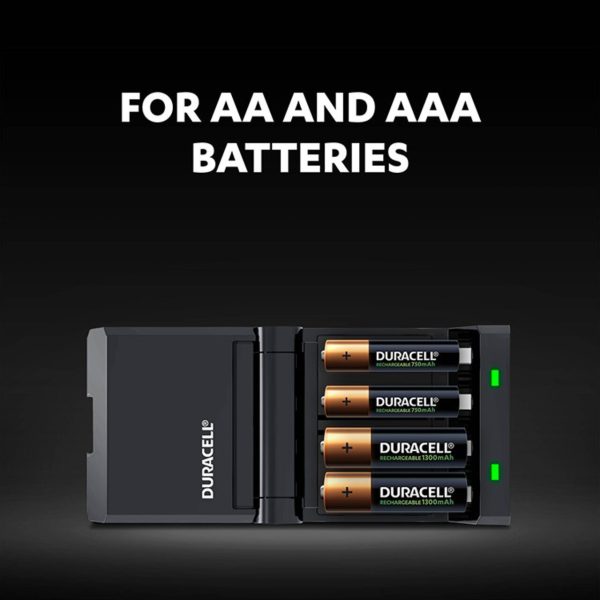 Duracell Battery Charger Charges In 45 Min With 2 AA And 2 AAA Batteries