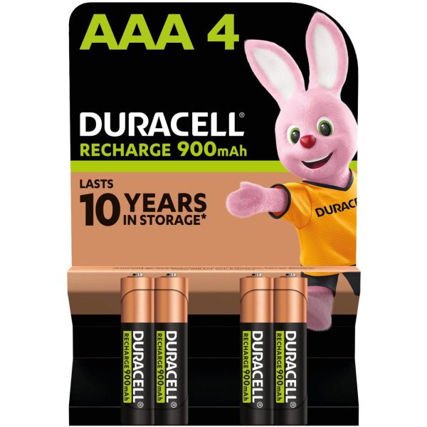 Duracell Rechargeable AAA 900mAh Batteries