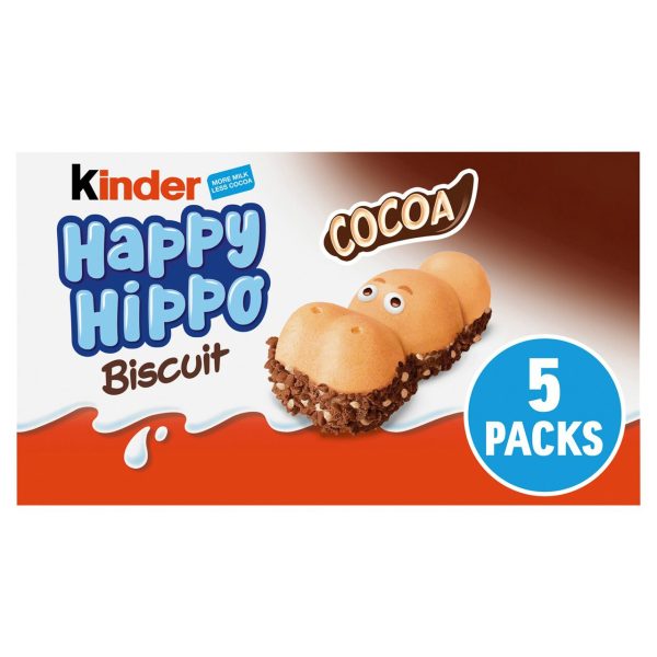 Kinder Happy Hippo Cocoa Cream Biscuits