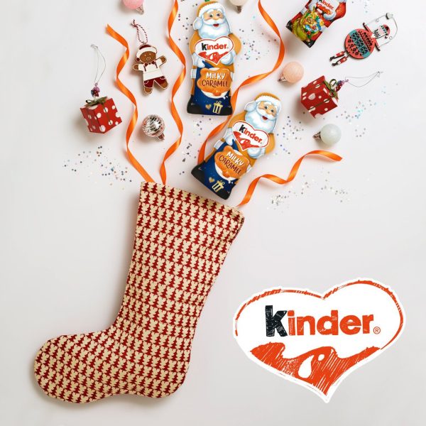 Kinder Milky Caramel Santa Figure