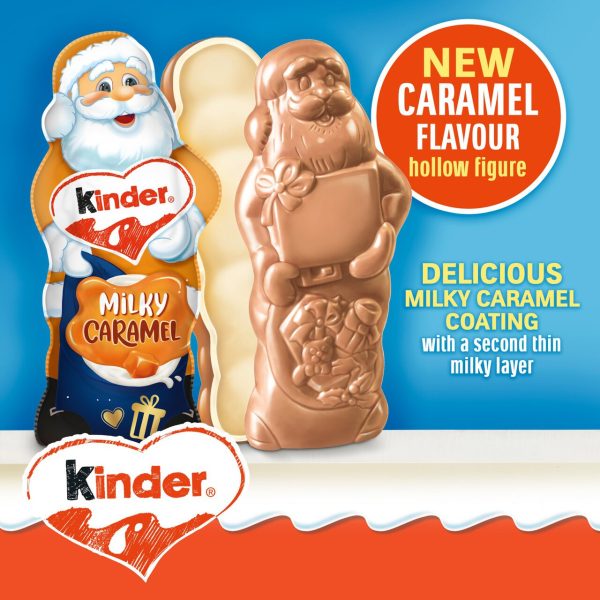 Kinder Milky Caramel Santa Figure