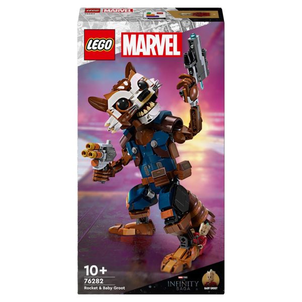 Lego Marvel Rocket Figure 76282