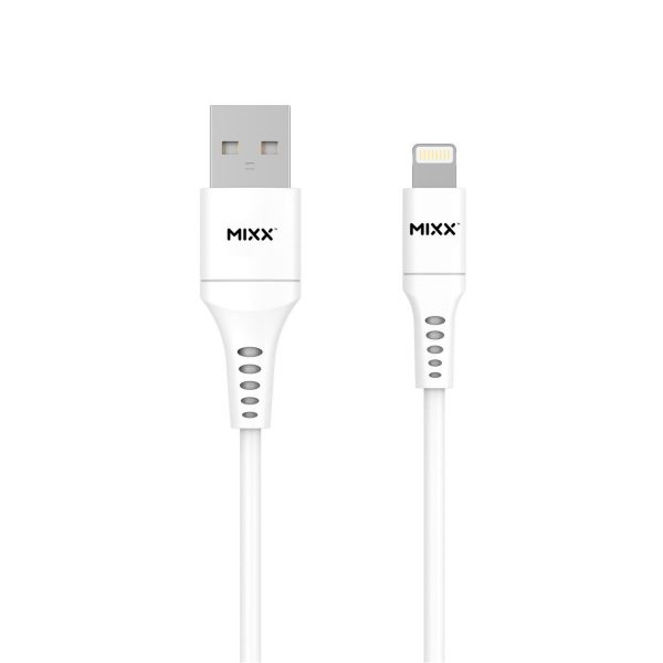 Mixx Ultra Soft Apple Lightning Cable White