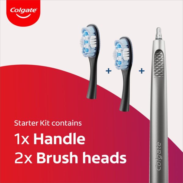 Colgate Keep White Medium Replace Head Manual Toothbrush Starter Kit