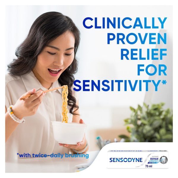 Sensodyne Repair and Protect Whitening Toothpaste for Sensitive Teeth