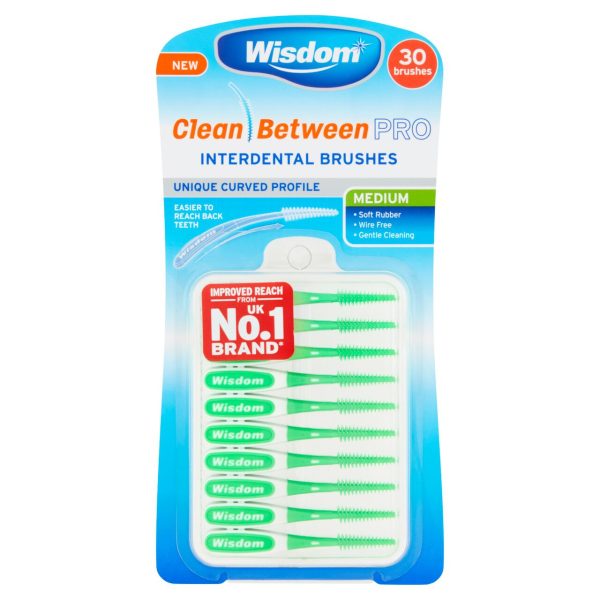 Wisdom Clean Between Pro Medium Interdental Brushes