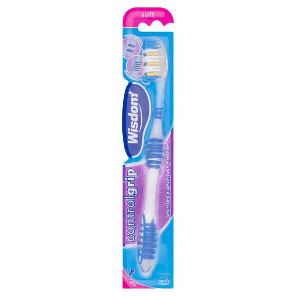 Wisdom Control Grip Soft Toothbrush