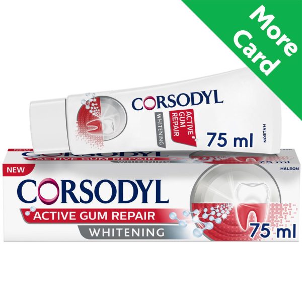 Corsodyl Active Gum Repair Whitening Toothpaste