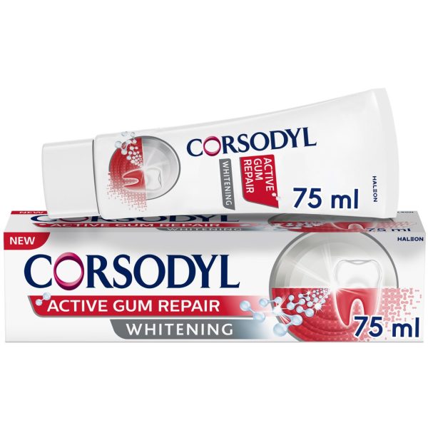 Corsodyl Active Gum Repair Whitening Toothpaste