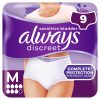 Always Discreet Underwear Incontinence Pants Plus M 9 pack