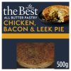 The Best Chicken, Bacon & Leek Pie