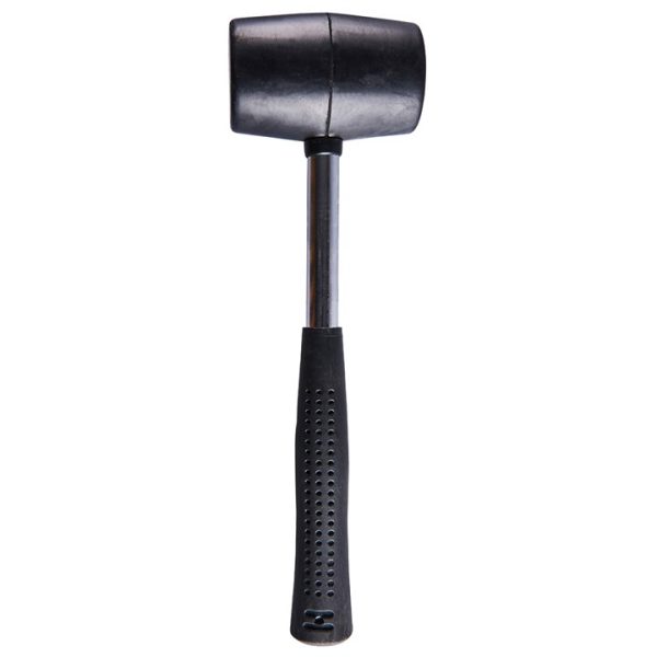 16oz (450g) Rubber mallet with steel shaft